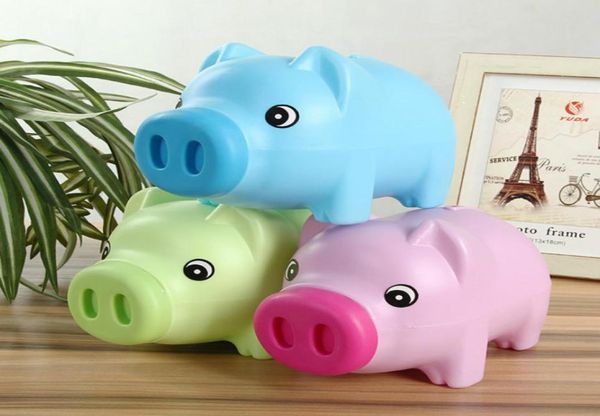 Dessin animé Piggy Bank Plastic Enfants Piggy Bank Creative Children Childre