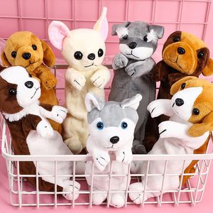 Cartoon pluche-potlood case kawaii pluche hond puppy school kantoor levert potlood tassen voor kinderen briefpapier potlood doos