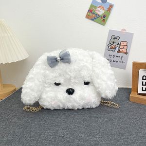 Sac à bandoulière en peluche de dessin animé pour femmes et filles, sacoches à chaîne, joli Design, accessoires pour enfants, sac à main