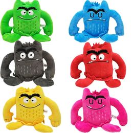 Cartoon knuffel knuffels 15 cm Het kleurenmonster Mijn emotionele kleine monsters kindercadeaus