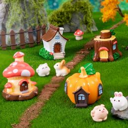Cartoon Pumpkin House 3d Miniature DIY VO