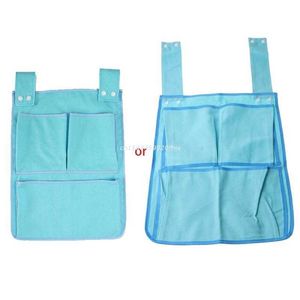 Bolsa de almacenamiento colgante para habitaciones de guardería con dibujos animados, bolsillo para pañales para recién nacidos, juego de cama para cuna, organizador de cama para bebé, juguete Dropship