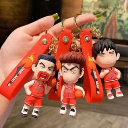 Cartoon Slam Dunk Expert Basketball Keychain Cherry Blossom Wood Path Bloei Maple Exquise Toy Car Cars Key Pendant