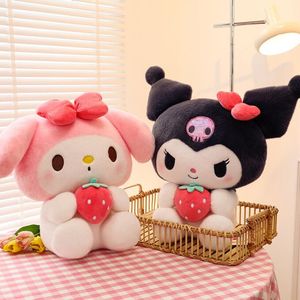 Dessin animé fraise Kuromi peluche grande mélodie ciseaux Machine poupée