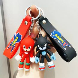 Cartoon Super Mouse Sonic Toy Key Chain Car Animation Lindo Key Key Doll Bag Pendic