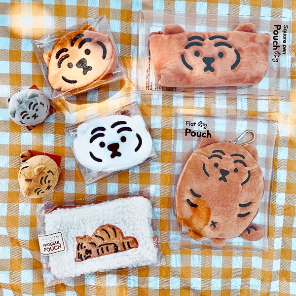 Cartoon Tiger Coin Wallet Doll Animal Toy Moned Moned Moned