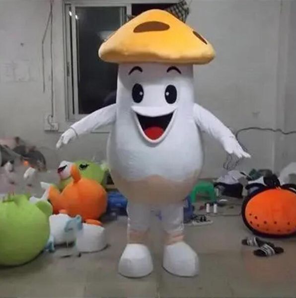 Dessin animé Vegetable Mushroom Mascot Costume Cartoon Séniture fantaisie Garche AD VACK