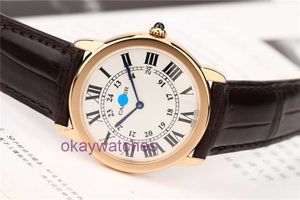 Cartre Luxury Top Designer Automatic Watches Series 18K Rose Gold Quartz Neutral Watch W6701008 met originele doos