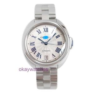 Cartre Luxury Top Designer Watches Automatics Womens Watch Key Series Date Date Affichage mécanique WSCL0006 avec boîte d'origine