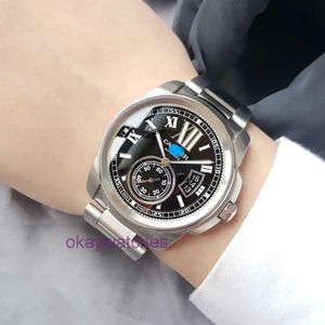 Cartre Luxury Top Designer Watches Automatic Series Direct Automatic Mechanical Mens Watch 42 mm avec boîte d'origine
