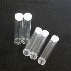Embalaje de cartucho Plástico transparente Tubo de 12 mm Embalaje de carro Tubo de plástico para pluma Atomizador Tanque de aceite DHL gratis