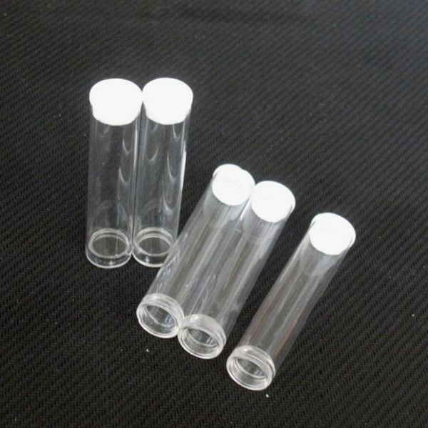 Emballage de cartouche en plastique transparent, tube de 12mm, emballage de chariot, tube en plastique pour stylo, atomiseur, réservoir d'huile, DHL gratuit