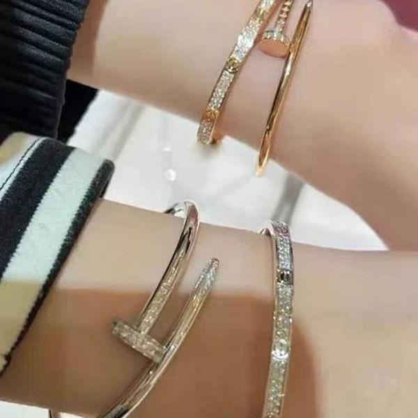 Bracelet de chariots Kaga Bracelet à ongles classiques avec or rose et diamants High Edition One pour jumeler la déesse Instagram mode0v7k