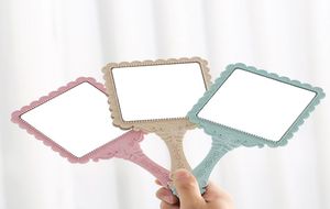 Miroirs de poignée sculptée Handhed Salon de beauté ESPEJO Portable Romantique Vintage Hand Hold Zerkalo Cosmetic Mirror Make Up Tool Dress1135056