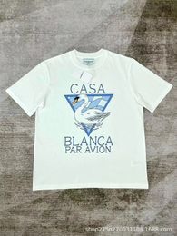 Casa Blanca Casablanc Shirt Men Femmes Shirt Version de haute qualité Shirt Slim Fit Fashion Designer Casual Casual Taille S-xl