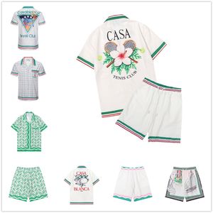Casa Blanca Casablanc Shirts T-shirts Casablanca Tshirts Mens Shirt Women T-shirt S M L XL 2023 NOUVEAU VOITS MENSE