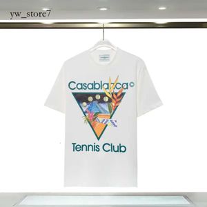 Casa Blanca Designer T-shirt Style d'été Casa T-shirts Broderie Casablanc T-shirts amples Tendance Manches courtes Chemises décontractées Tops Taille asiatique S-XXL Casablanc Shirt 5861