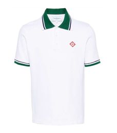 Casa Blanca Men Label Polo Shirt Designer Leisure Cotton Loose Polos Summer Top Kwaliteit Shirts Casablancas