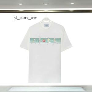 Casa Blanca Shirt Designer Casablanc Shirts Fashion Men T-shirts décontractés MAN Clothing Street T-shirts Tennis Club Casablancas T-shirts Shorts Cloth