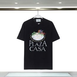 Casa Blanca T-shirt Men T-shirt Nouveau style Designer T-shirts Casablanc Shirt C Women Haikyuu Tee Graphic Cotton Cauvre Casa Blanca Designer T-shirts 437