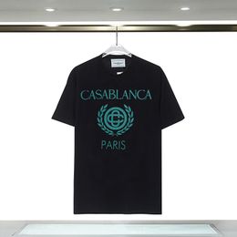 Casab Blanca camiseta gráfica Moda camiseta casual para hombre para mujer camisa casablanc Camiseta de verano Camisas de diseñador para hombre Diseñador de marca Cuello redondo manga corta Hombre Tops Tamaño S - 3XL