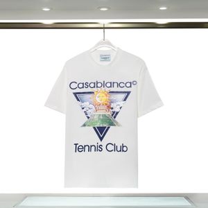 Casabalca Shirt Men Women Designer T-shirts Casa New Style Tenins Club Tees Breathable Casual Short Sleeve Us Size S-xxl