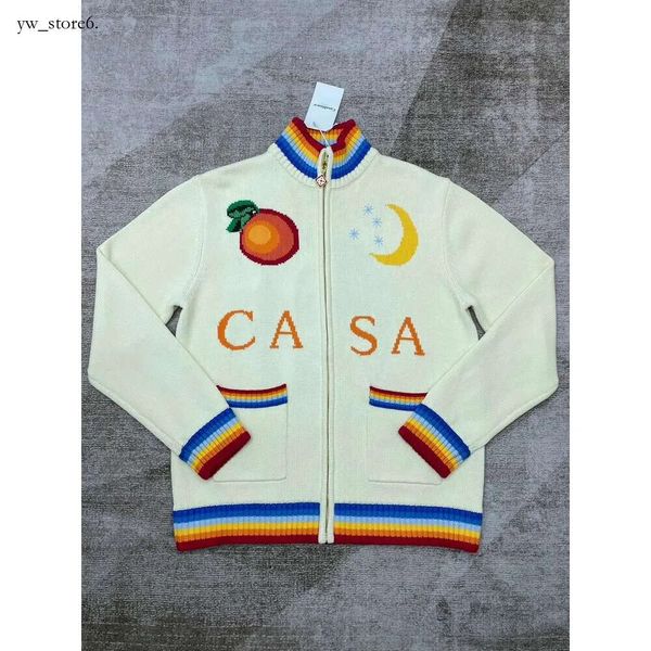 casablanc chaqueta Diseñador casa blanca Abrigo casual Manga larga Chaqueta deportiva casa blanca hombre Wave Shell Sport Lujo transpirabilidad Outwears Casablanc 9764