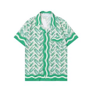 Casablanc Heren T-shirt Designer Shirts Korte Mouw Trainingspak Tee Masao San Print Heren Casual Shirt Dames Losse Z14
