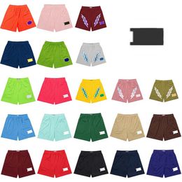 Klassieke erics sportshorts heren dames ee shorts 20 kleuren Ademend basketbal Emmanuels korte strandbroek outdoor casual korte dagelijkse outfit groothandel maat M-XXXL