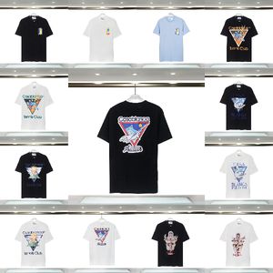Casablanc Shirt Fashion Designers t-shirts Tshirt Men Femmes Tee Tops Tops Man