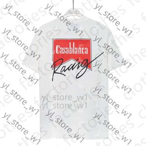 Casablanc Shirt Men Designer Shirts Fit Casual Popular Casa Blanca Man Polo Vêtements pour hommes Topquality Casa Blanca Robe légère et respirante 8121 Casa Blanca