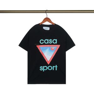 Casablanc Shirts Men T-shirtontwerpers Tees Apparel Tops Man Casual Letter-Shirt Clothing Street Shorts Sleeve Casablanca T-shirts Big Size