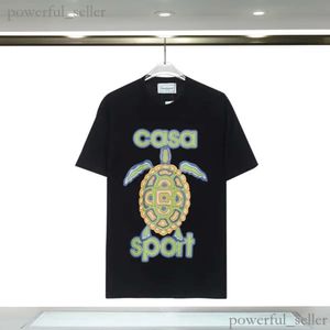 Casablanc T-shirt Men Designer T-shirts printemps d'été Nouveau style Starry Castle Sleeve Casa Men T-shirts Club Tennis US SIZE S-XXL 445