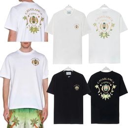 Casablanc camisetas Hombres camiseta Diseñadores Camisetas Camisetas Ropa Tops Hombre Casual Pecho Carta-Camisa Ropa de lujo Calle Pantalones cortos Ropa de manga Casablancas camisetas