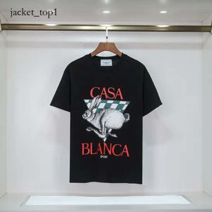 Casablanc Trend Designer Camiseta Hombre Casa Blanca Camisas Camisetas para hombre Diseñador Mujer Camiseta Luxe Oversize Casa Blanca Camisa Mujer Cuello redondo Algodón Casa 3998