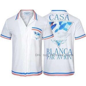 Casablanca Men Mens Shirts Fit Casual Dress Popular Polo Clothing Topquality Shirt Us Size 2 G0UQ