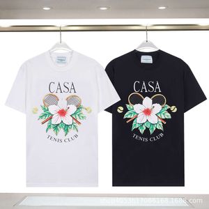 Casablanca T-shirts pour hommes Nouveaux t-shirts à manches courtes à manches courtes à manches courtes à manches courtes Casa Blanca 4RV0