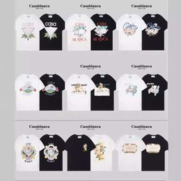 T-shirts masculins Casablanca NOUVEAU ÉTÉ TROPICAL Été Fruit numérique Imprimé à manches courtes Casa Blanca HCXG
