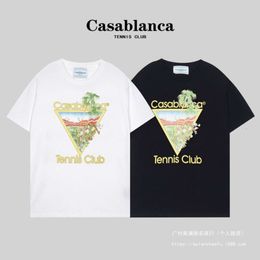 T-shirts masculins Casablanca NOUVEAU ÉTÉ TROPICAL Été Fruit numérique Imprimé de t-shirt à manches courtes Casa Blanca VT8R