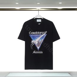 Casablanca Camiseta de diseñador para hombre Modo Camisetas casuales Hombre Camisetas Kleidung Street Tennis Club Shorts Tamaño S-3XL