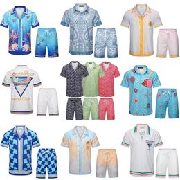 Casablanca Mens Shirt Top robe chemise Slim Fit casablanc chemises hommes Designer Casual vêtements TopQuality US Taille Designer chemise eur TAILLE M-3XL