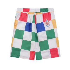 Casablanca shorts hommes shorts été designer shorts casa marque blanca shortpants plage pantalon taille américaine m-3xl