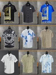 Casablanca nieuwe zomer korte mouw ontwerpers bowlen shirts mannen mode kleurrijke bloemenprint shirt shirt man reguliere casual zijden shirt m-3xl a4