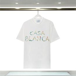 Casablanca Chemises Hommes Designer T-shirts Printemps Eté Nouveaux Styles Star Castle Manches Courtes Casa Imprimer Tennis Club Taille Us S-xxl