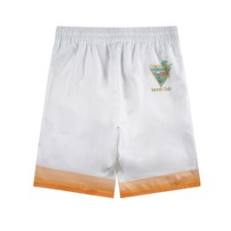 Casablanca pantalones cortos cortos para hombre casa blanca diseñador pantalones cortos de playa camisas casablanc casa calzones mujer medio pantalones talla estadounidense