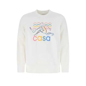 Casablanca Table Tennis Sweatshirts Men Designer Pullover Sweat à capuche arc-en-ciel Sicilien Couw Cou