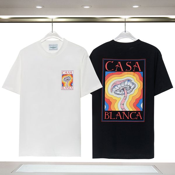 casablancas camisa casa blanca camiseta de mujer casa Casablanc camisa Camisetas de hombre 100% algodón marca de lujo tallas grandes ropa de mujer diseñador vestir hombre camiseta hombre