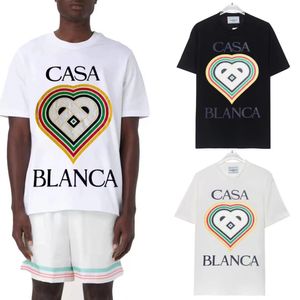 Casablancas Tennis Club t-shirt Mens Designer T-shirt tee-shirts d'entraînement pour hommes surdimensionnés 100% coton Casablancaes t-shirts vintage à manches courtes Casa977