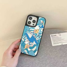 hoesje cartoon dier Casetify bloem telefoonhoesjes iPhone 14 plus 11 12 13 pro Max Lady Schokbestendig siliconen zacht 1215