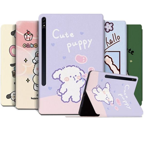 Cas pour Samsung Galaxy Tab A8 10.5 SMX200 x205 Couverture pour enfants pour Samsung Tab S6 Lite P610 A7 T500 S7 S8 Plus Couverture de lapin de tablette